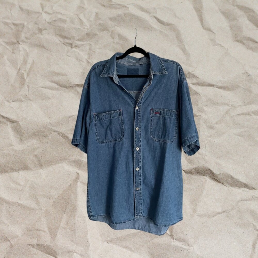 Oversized Denim Tee